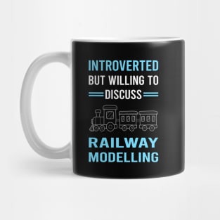 Introverted Railway Modelling Model Railroading Train Trains Mug